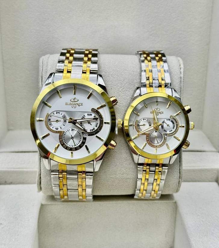 خرید ست ساعت زنانه و مردانه مارک الگانس کد 369527