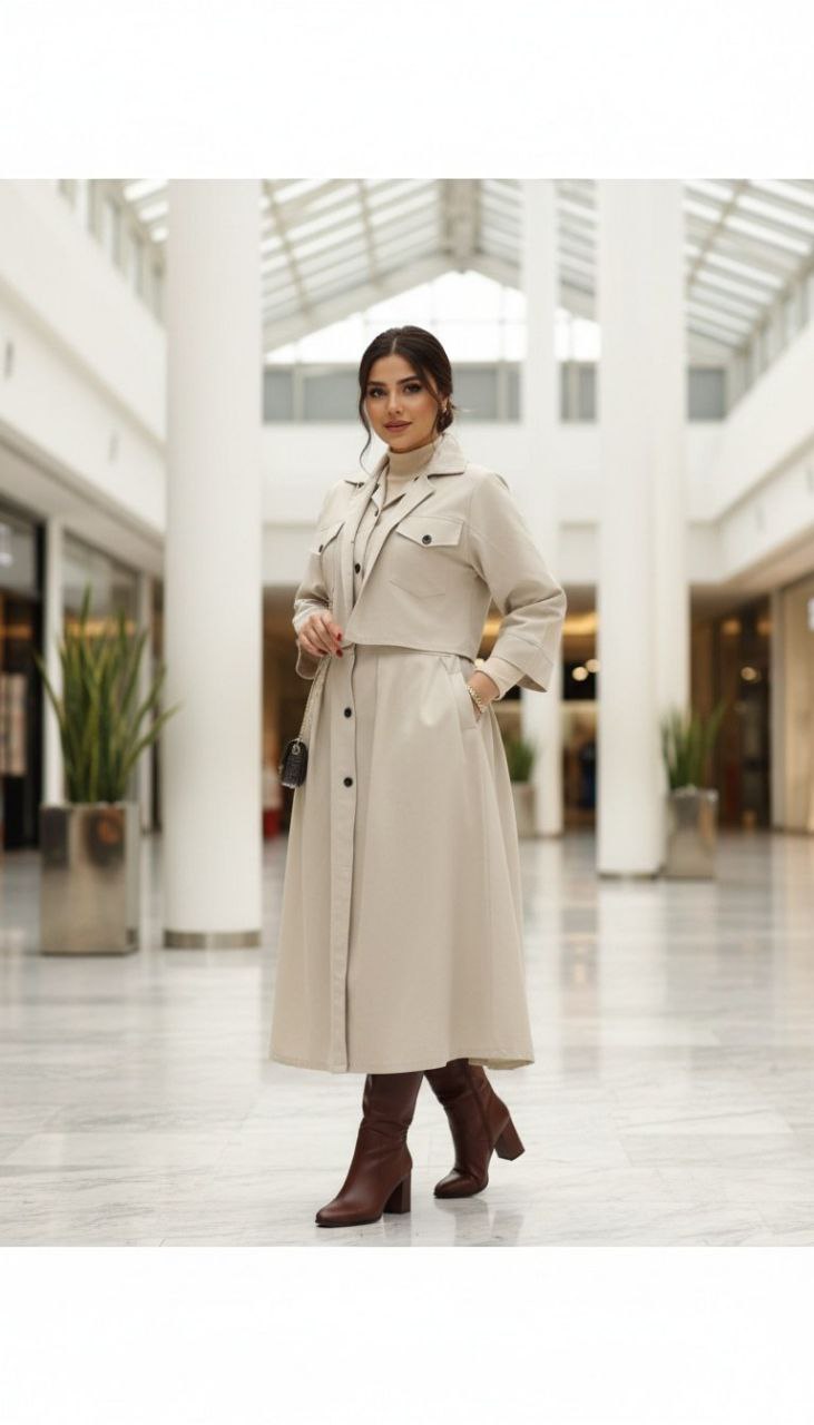 خرید ست دو تیکه کت سارافون آوا کد 37212