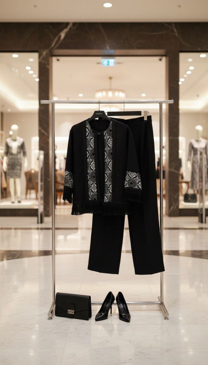 خرید اینترنتی ست دوتیکه سنتی مادام کد 37213