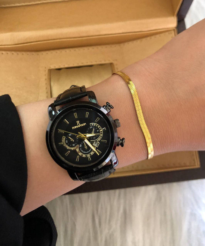 سفارش ساعت زنانه بند چرم مارک رومانسون کد 369110