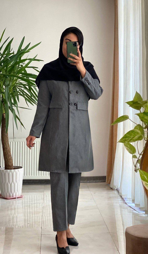 خرید مانتو شلوار اداری کد 9221