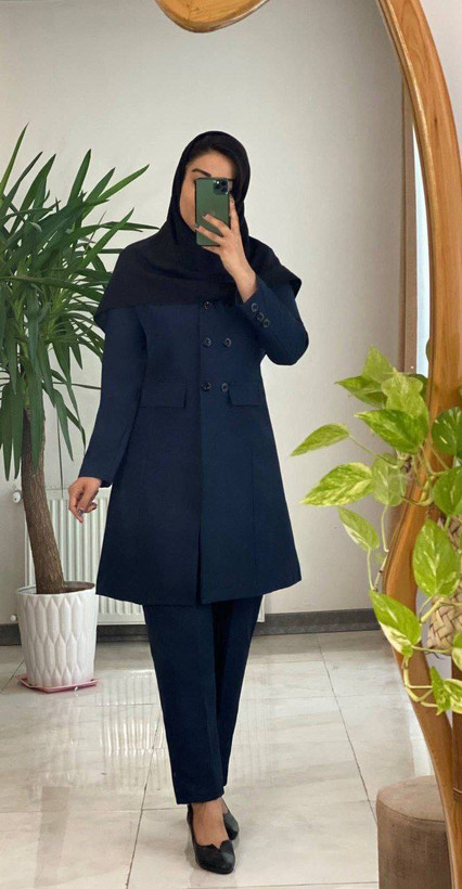 خرید آنلاین مانتو شلوار اداری کد 9221