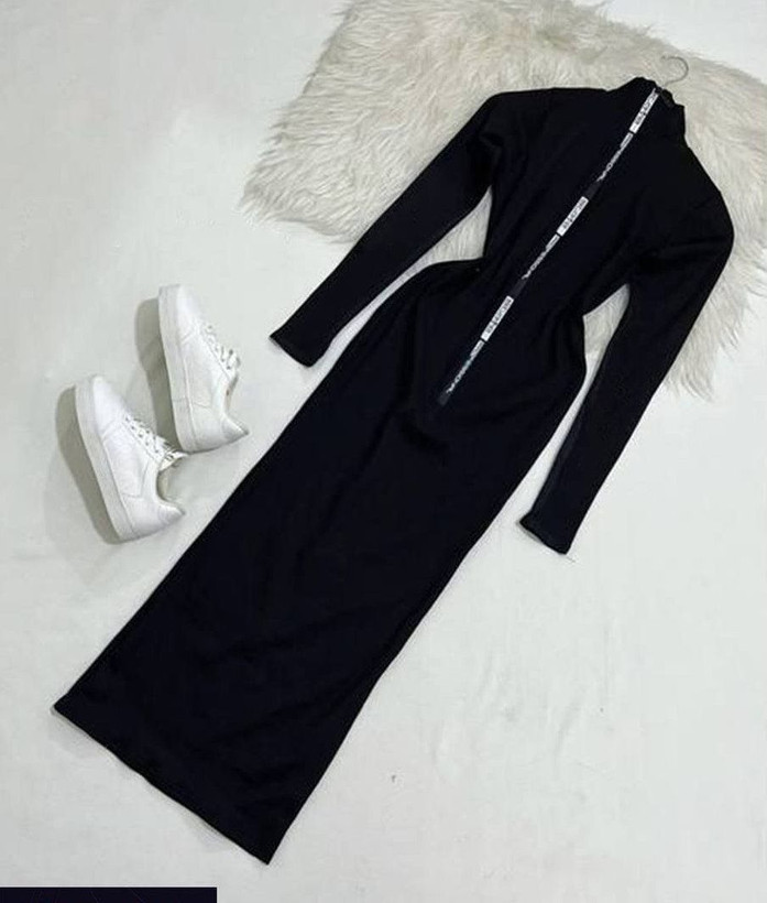 خرید آنلاین ماکسی مجلسی جلو زیپ کد 24891