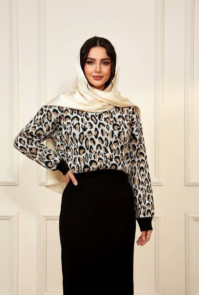 سفارش بافت پلنگی کد 73541