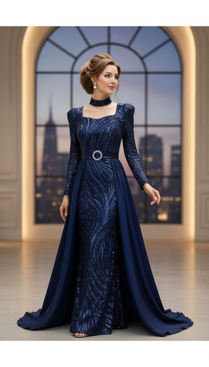 خرید آنلاین لباس مجلسی ماهلین کد 198