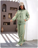 خرید اینترنتی ست سویشرت شلوار بغل خط کد 95278