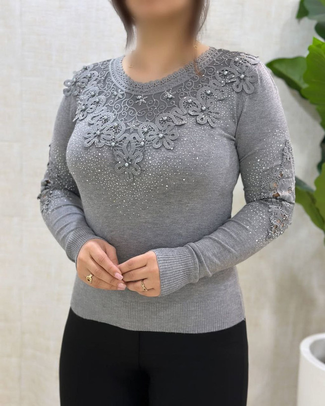 خرید اینترنتی شومیز مجلسی بافت ریز کد 78405