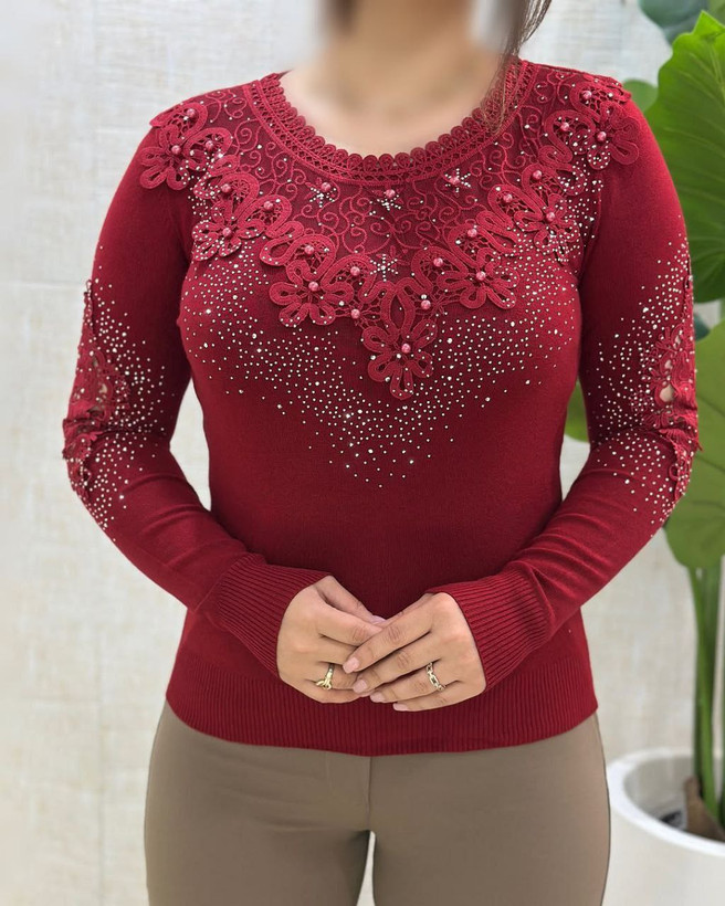 مشاهده قیمت و خرید شومیز مجلسی بافت ریز کد 78405