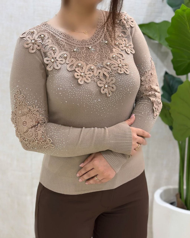 سفارش شومیز مجلسی بافت ریز کد 78405