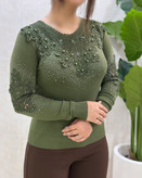 مشاهده قیمت شومیز مجلسی بافت ریز کد 78405