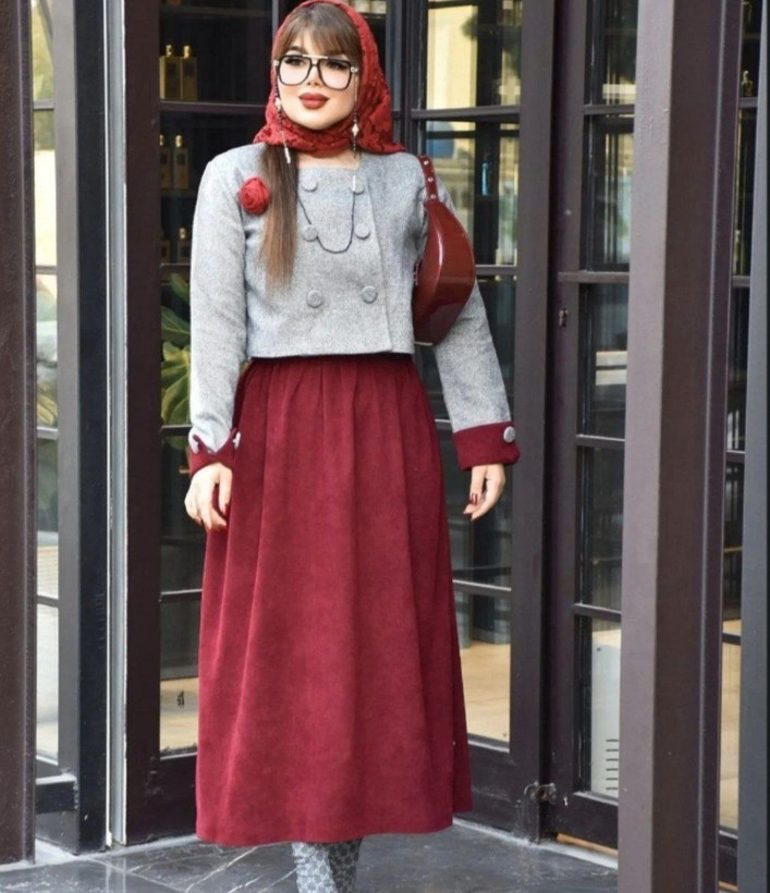 خرید اینترنتی ست کت دامن فوتر و سوییت کد 95645