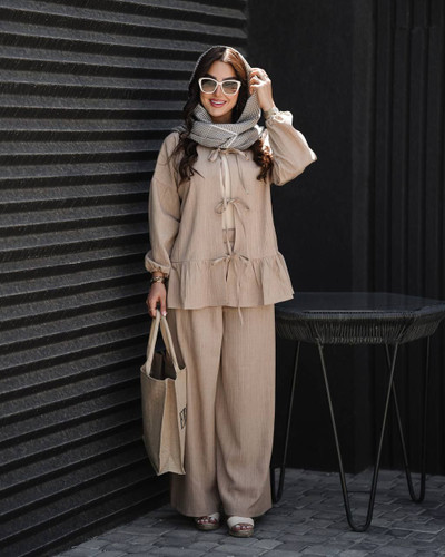 سفارش ست شومیز شلوار ملیکا کد 36996