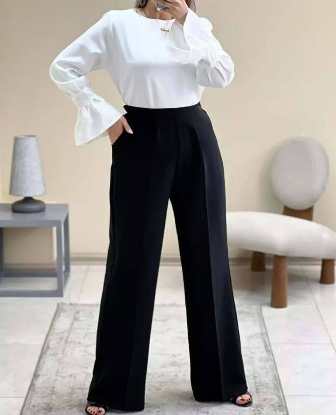 خرید اینترنتی شلوار بگ مازراتی کد 95760