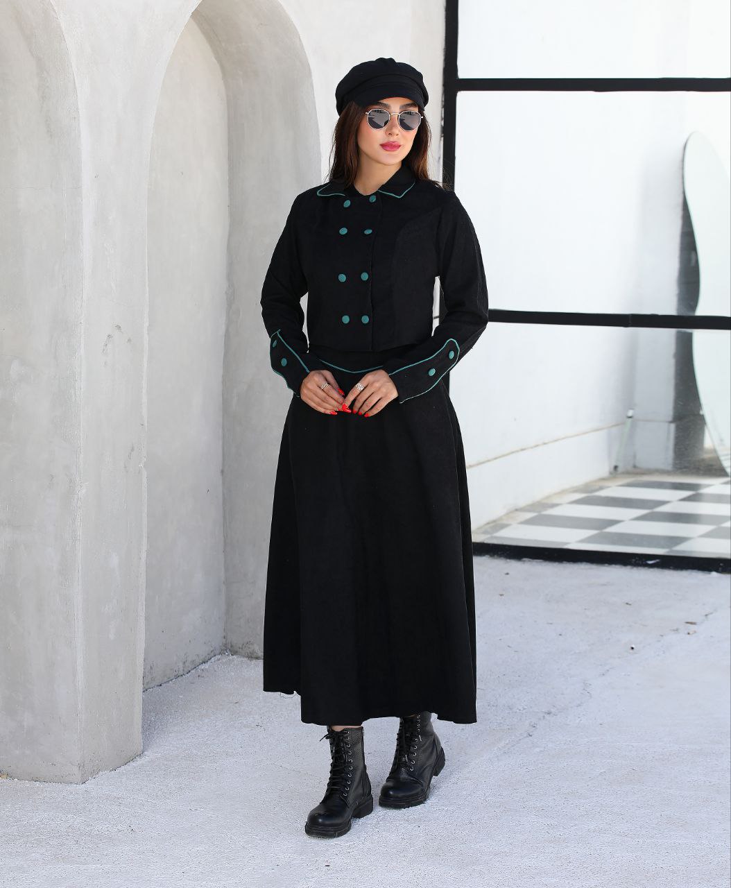 خرید اینترنتی کت و دامن طرح سوزان کد 80153