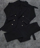 خرید آنلاین کت کوتاه و شلوار طرح جین کد ۴۴۶۹