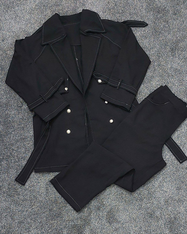 مشاهده قیمت کت کوتاه و شلوار طرح جین کد ۴۴۶۹