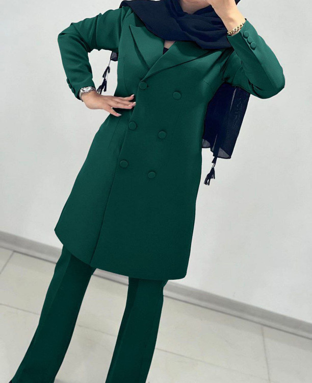 خرید مانتو شلوار آسمان کد 99870