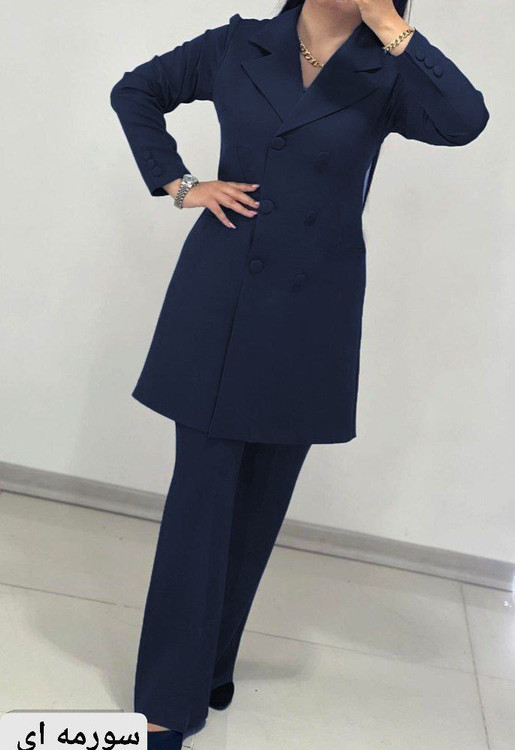 خرید آنلاین مانتو شلوار آسمان کد 99870