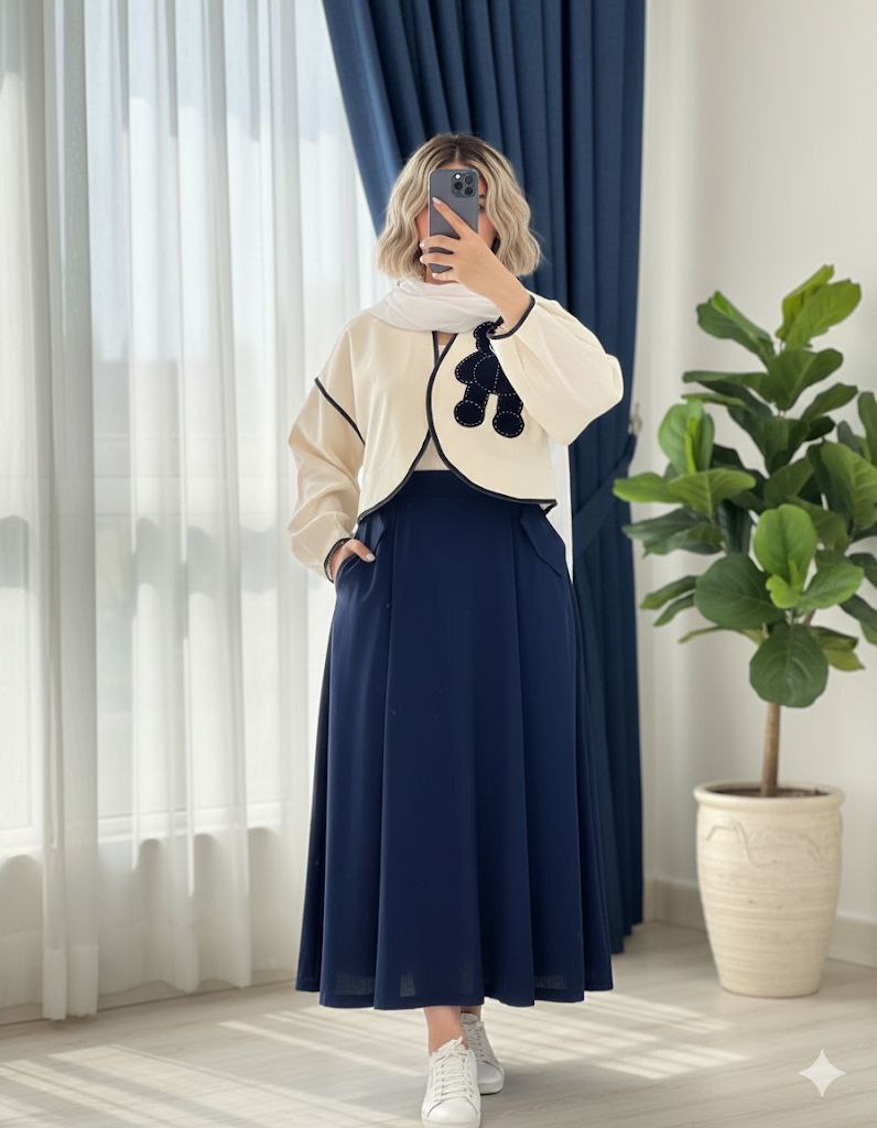 خرید اینترنتی کت و دامن خرسی کد 52680