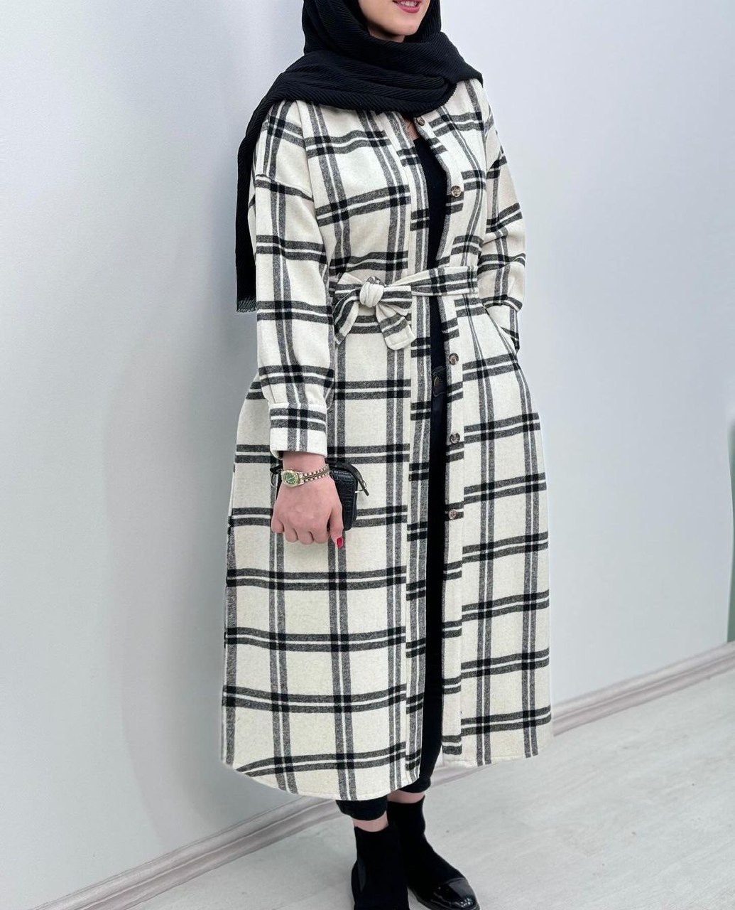 سفارش کفتان پشمی جلو دکمه کد 95303