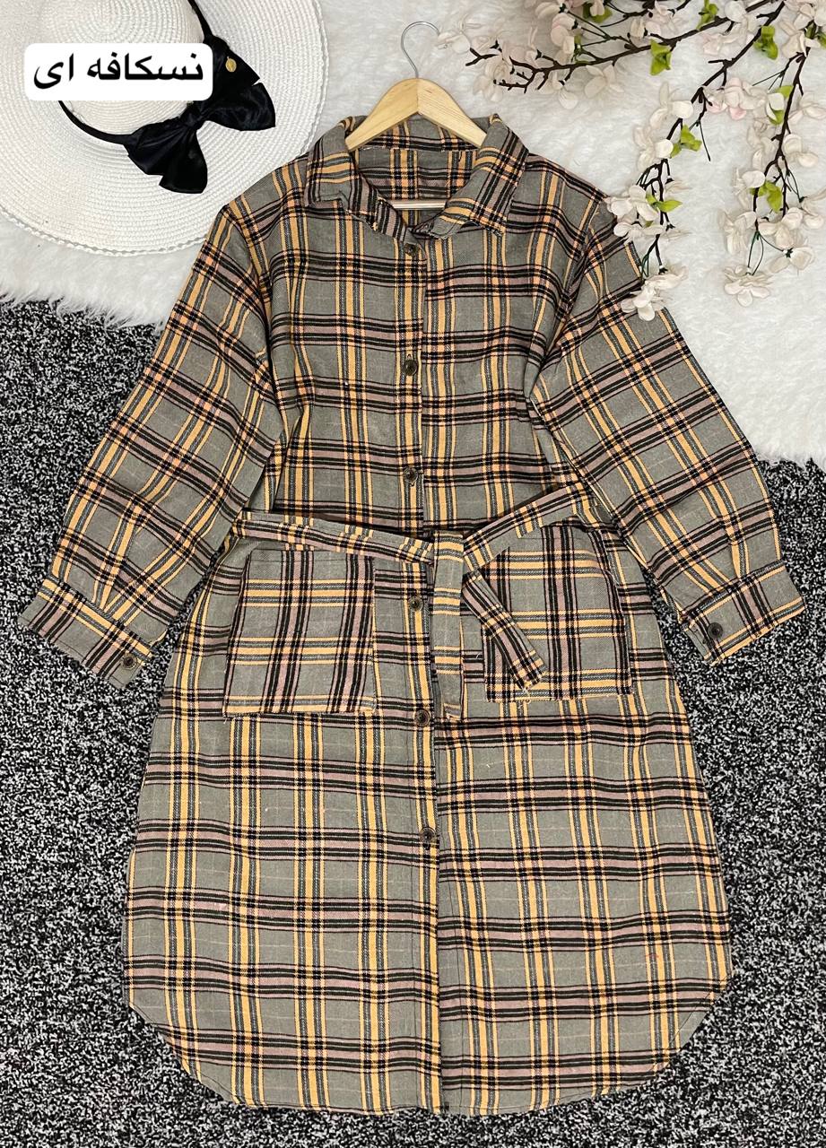 سفارش اینترنتی کفتان پشمی جلو دکمه کد 95303