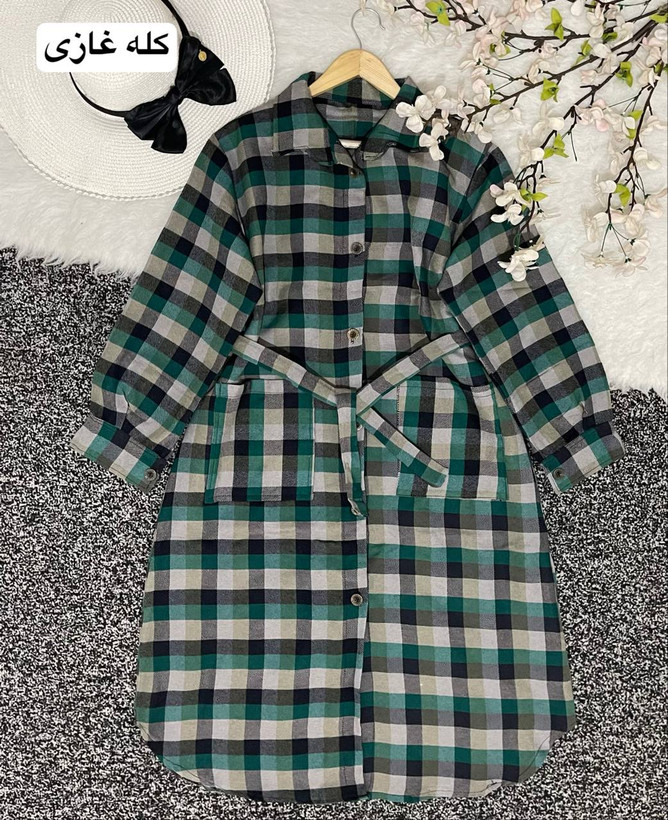 خرید کفتان پشمی جلو دکمه کد 95303