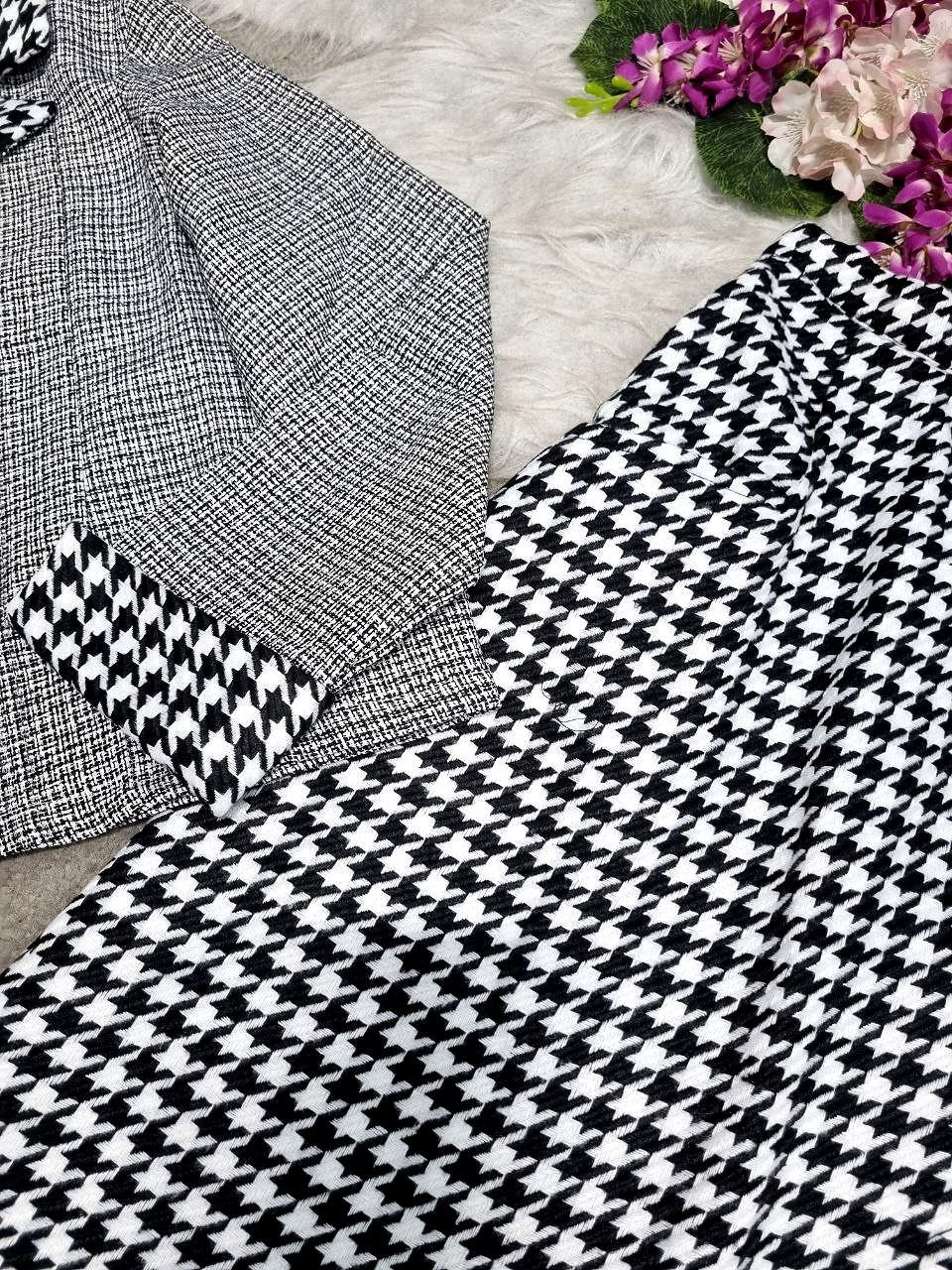 خرید و مشاهده قیمت کت دامن سیمین کد 43656