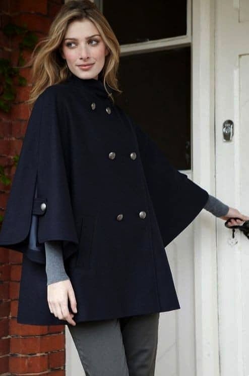 خرید شنل پالتویی نیلا کد ۴۵۲۵