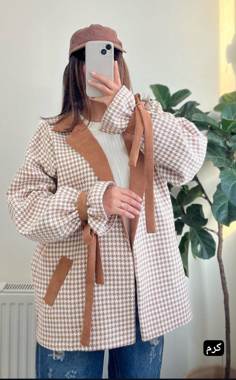 مشاهده قیمت مانتو پاییزی شکلات کد 95685