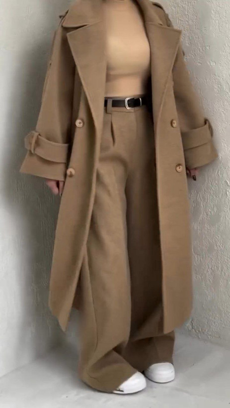 خرید اینترنتی ست پالتو و شلوار فوتر کد 37253