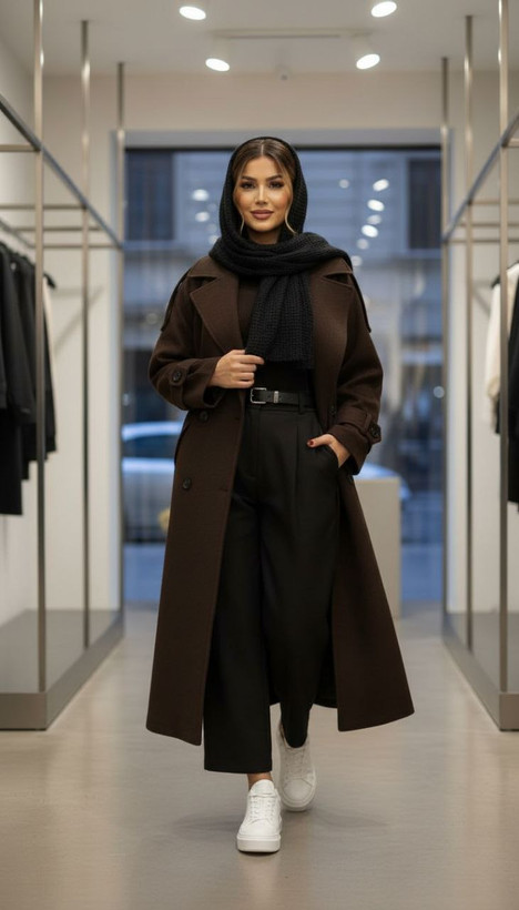 خرید اینترنتی و آنلاین ست پالتو و شلوار فوتر کد 37253