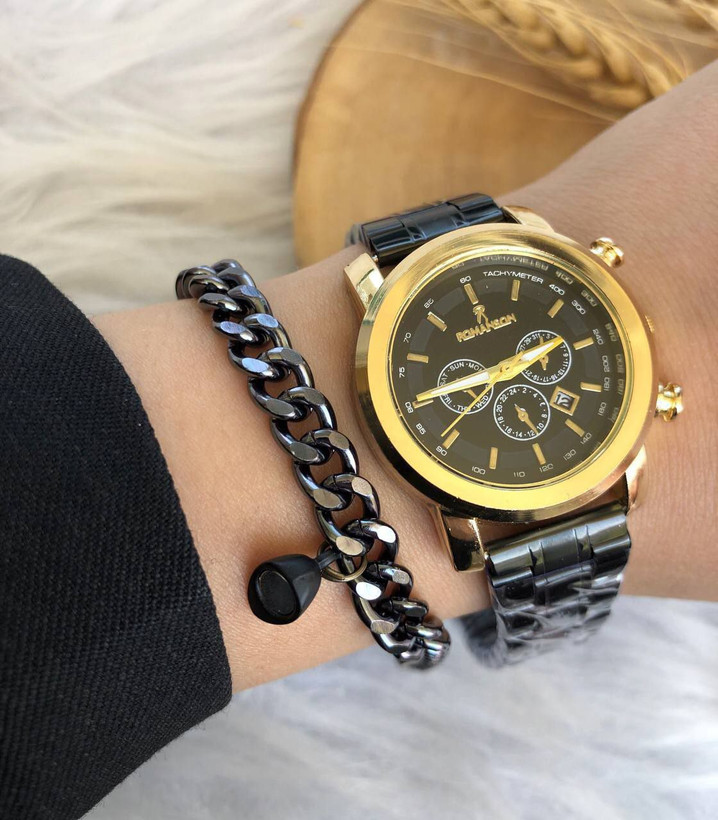 سفارش ست ساعت رومانسون و دستبند زنانه کد 369197