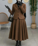 خرید ست دوتیکه کت دامن مدل افسون کد 52698