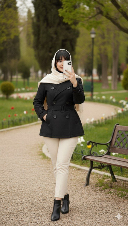 سفارش و مشاهده قیمت کت پاییزه آذین کد 37256
