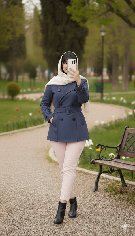 خرید اینترنتی و آنلاین کت پاییزه آذین کد 37256