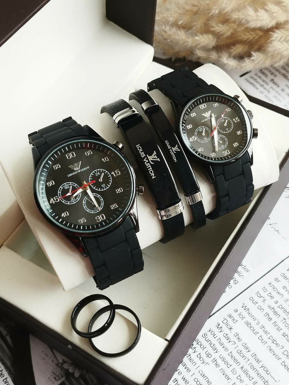 خرید اینترنتی ست ساعت امپریوآرمانی کد 369231