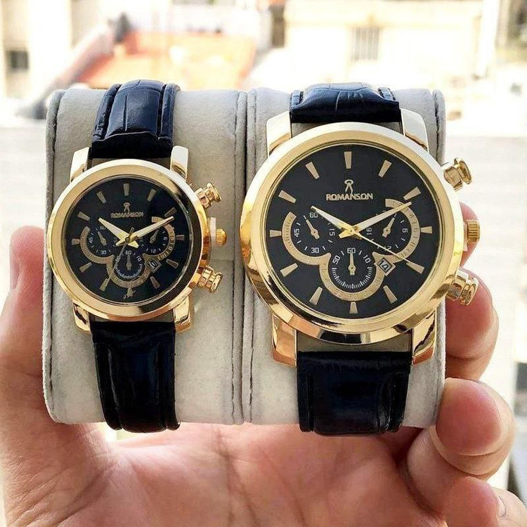 مشاهده قیمت ست ساعت بند چرمی رومانسون کد 369057
