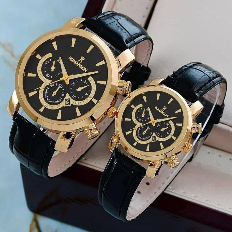 خرید ست ساعت بند چرمی رومانسون کد 369057