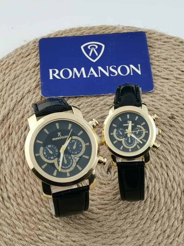 سفارش ست ساعت بند چرمی رومانسون کد 369057