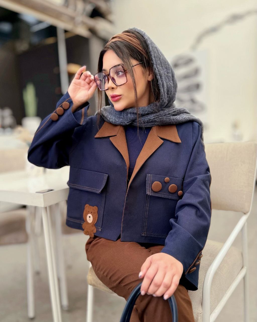 خرید کت جین نیلا کد 99917