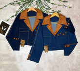 خرید و سفارش کت جین نیلا کد 99917