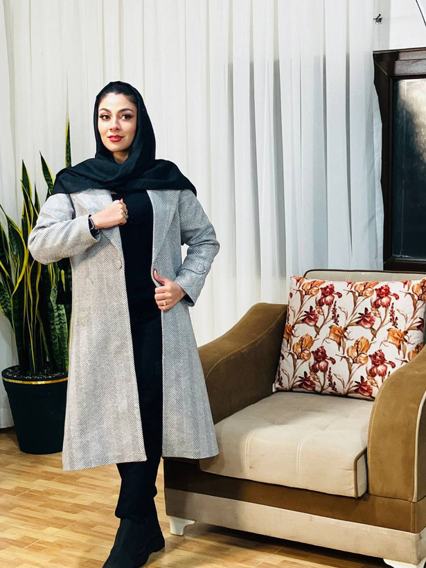 خرید آنلاین پالتو جناغی آستردار یقه انگلیسی کد 75661