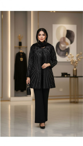 سفارش مانتو مجلسی الماس کد 37264