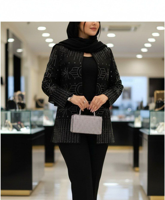 خرید مانتو کتی مجلسی آتش کد 37265