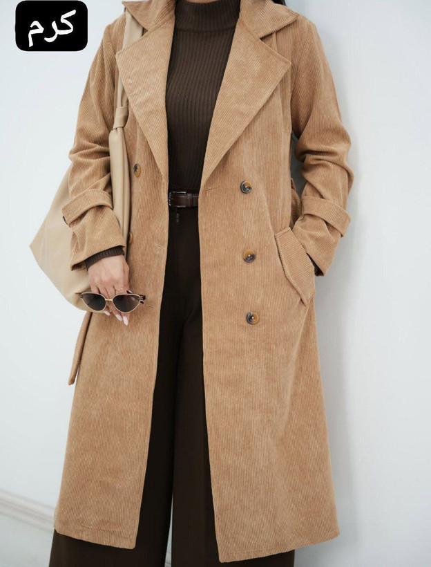 خرید اینترنتی مانتو پاییزه ساناز کد 908654