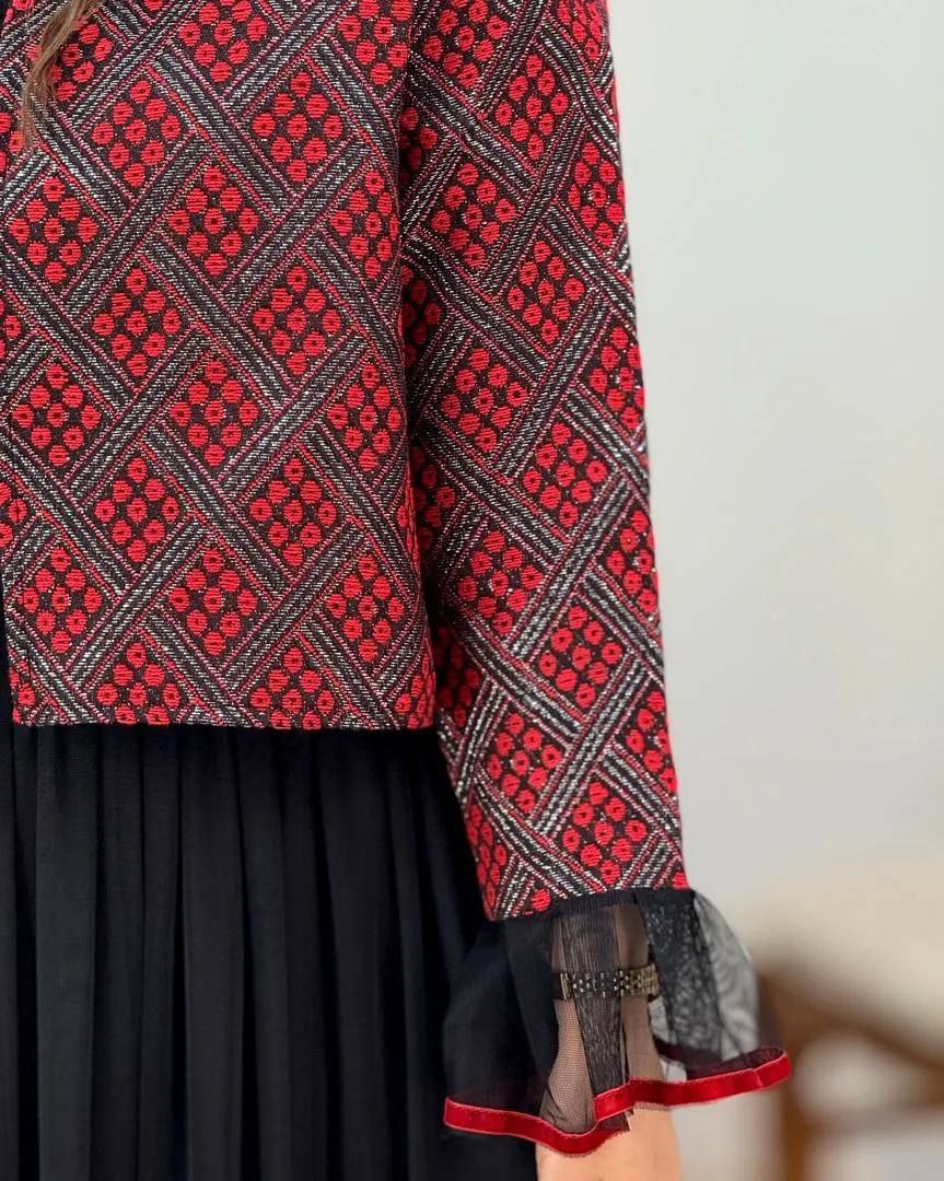 سفارش ست دو تیکه یلدایی ماهرخ کد 8089