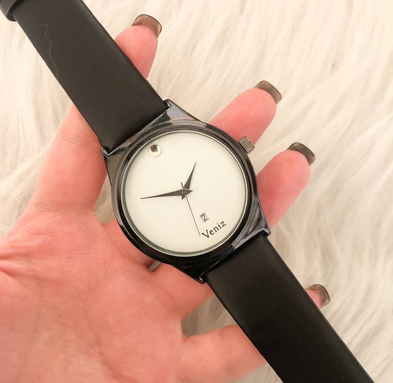 خرید ست ساعت و دستبند مردانه بند چرم کد 369126