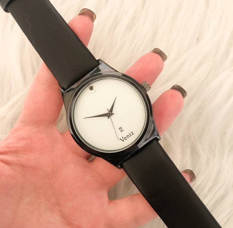 خرید ست ساعت و دستبند مردانه بند چرم کد 369126