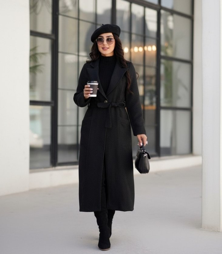 سفارش پالتو زمستانه طرح دریا کد ۴۶۵۷