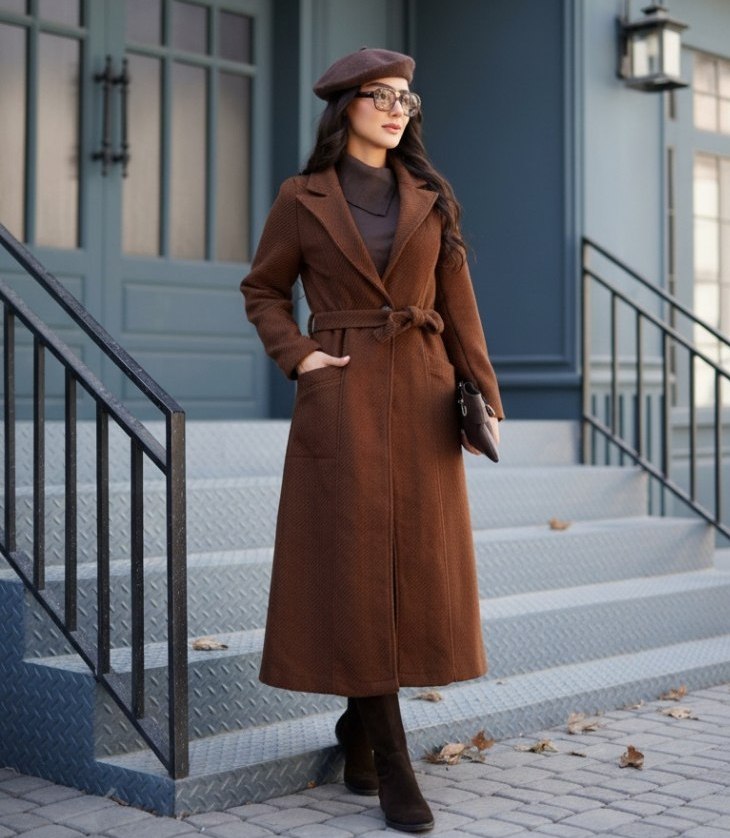 مشاهده قیمت پالتو زمستانه طرح دریا کد ۴۶۵۷